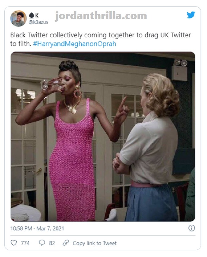 Black Twitter Reacts to Oprah Reacting to Meghan Markle Revealing Royal Family Dark Skin Concern About Archie
