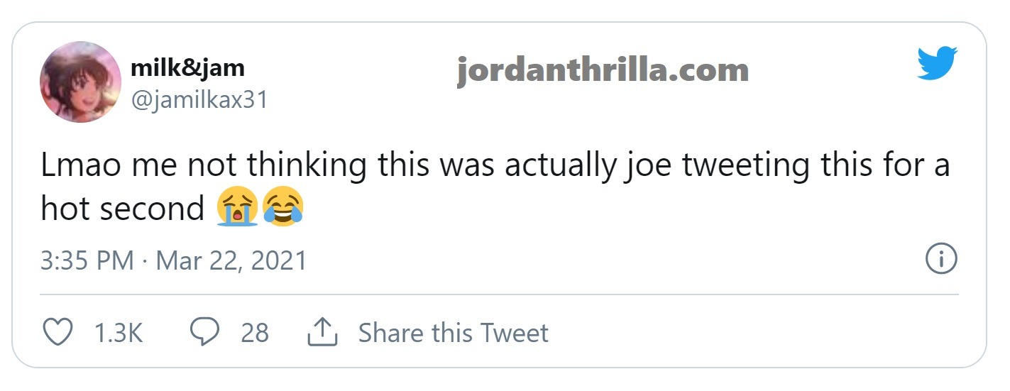 Reactions to the Fake Joe Biden Tweet About Never Tripping Over a Woman. Reaction to Joe Biden responding to tripping over steps in fake tweet