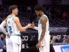 LaMelo Ball and Miles Bridges Handshake Might Be the Longest Ever Seen in the NB...