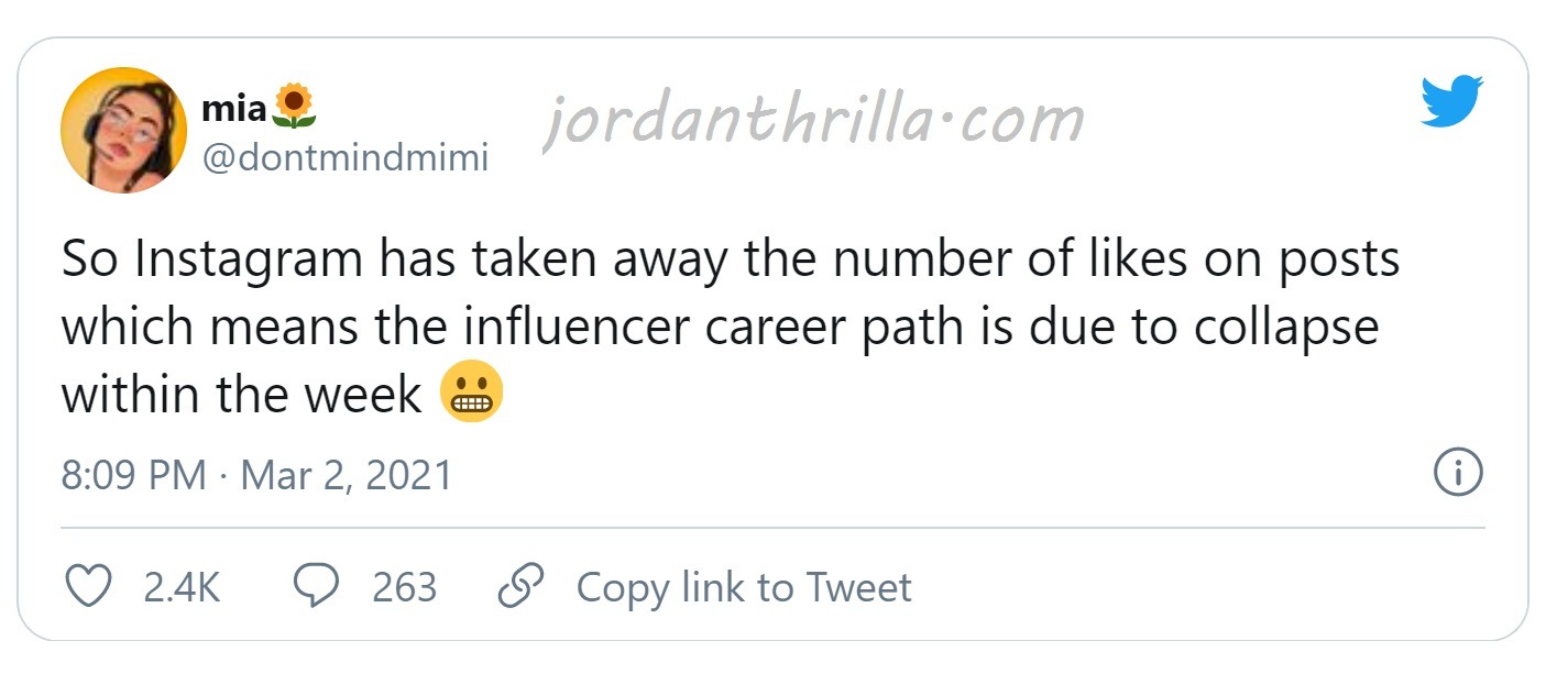 People reacting to Instagram removing likes