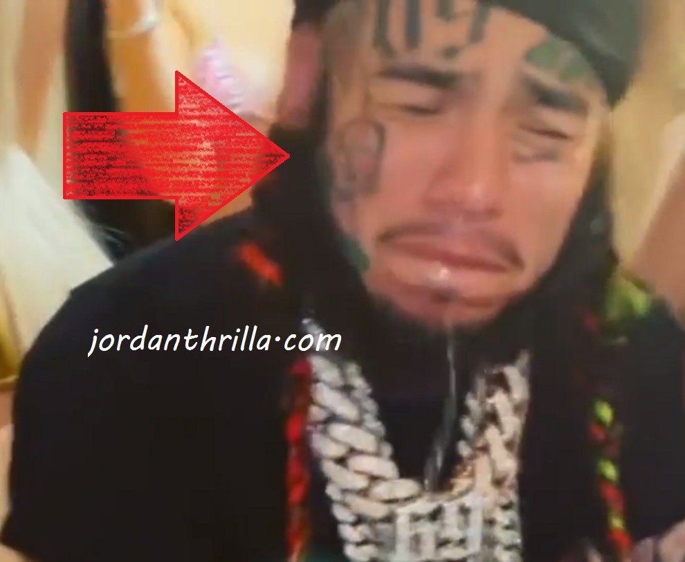 Tekashi 6IX9INE spitting out liquor. Tekashi69 choking on liquor.