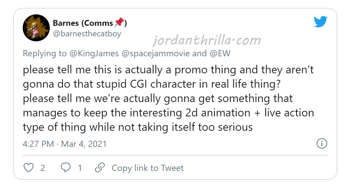 Reaction to CGI Looney Tunes characters in Space Jam New Legacy