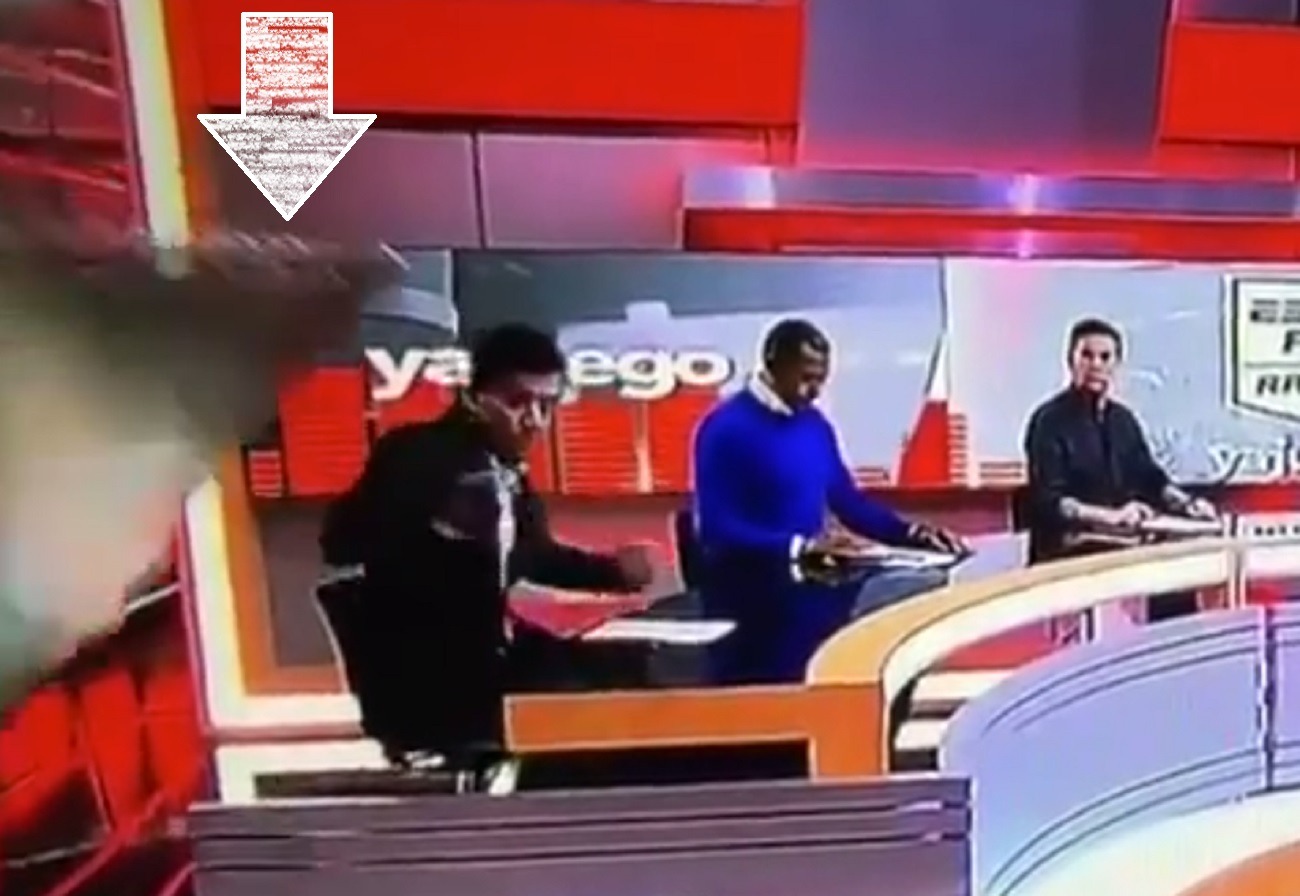 ESPN Anchor Carlos Orduz Crushed by Stage Prop on Live TV In ESPN Bogota Accident on Set