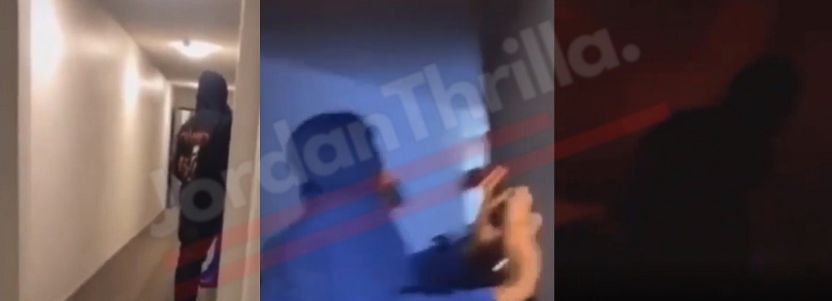 Blueface Records Himself Invading Home and Knocking Out Man Who Knocked on His Girlfriend Door. Blueface assaults his girlfriend neighbor after recording himself breaking into home