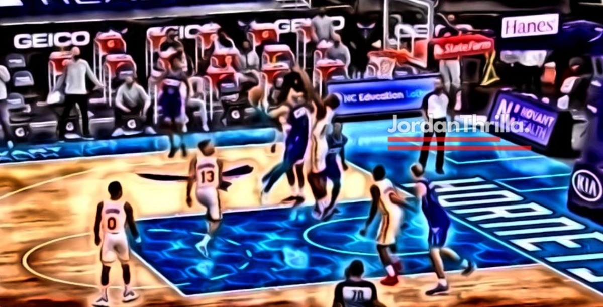 Miles Bridges Dunks on Clint Capela Like Vince Carter Dunked on Alonzo Mourning