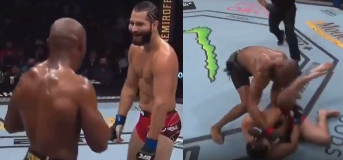 Kamaru Usman Knocks Out Jorge Masvidal After He Tries Taunting Him in Second Round at UFC 261