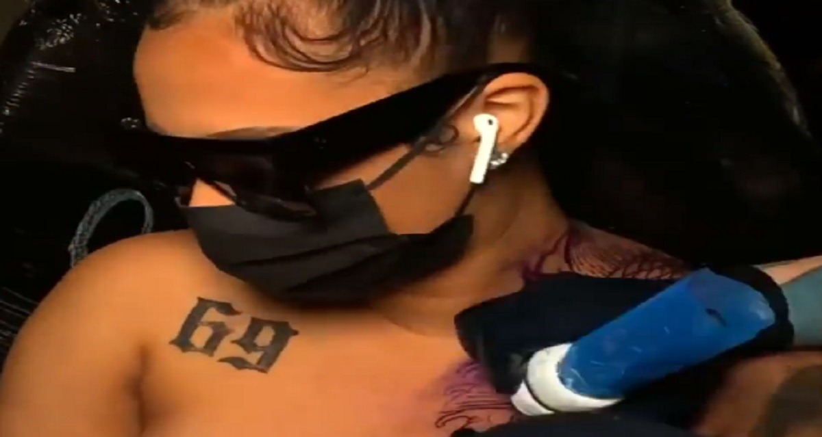 Tekashi 6IX9INE Ex-Girlfriend Jade Gets Her Tekashi69 Face Tattoo Covered with a Fish