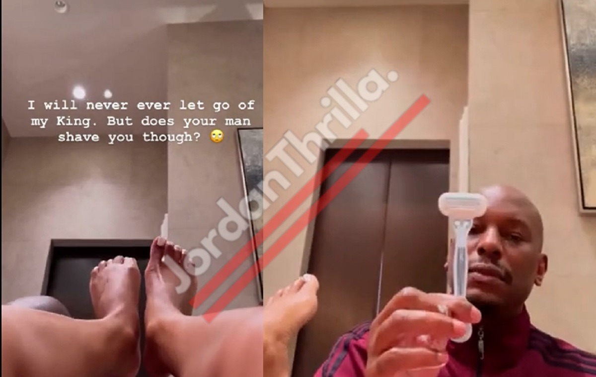 Tyrese Shaving Zelie Timothy Intimate Area Goes Viral: Tyrese Shaves His Girlfriend Zelie Timothy Pubic Groin Hair on Instagram Live