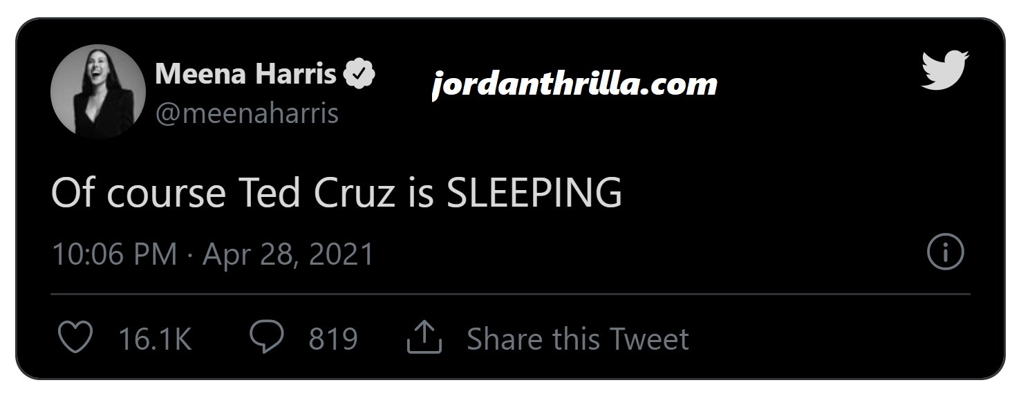Sleepy Ted? Celebrities React to Ted Cruz Falling Asleep During Joe Biden Joint Congress Address 100 Days in Office Speech. Ted Cruz sleeping during Joe Biden speech