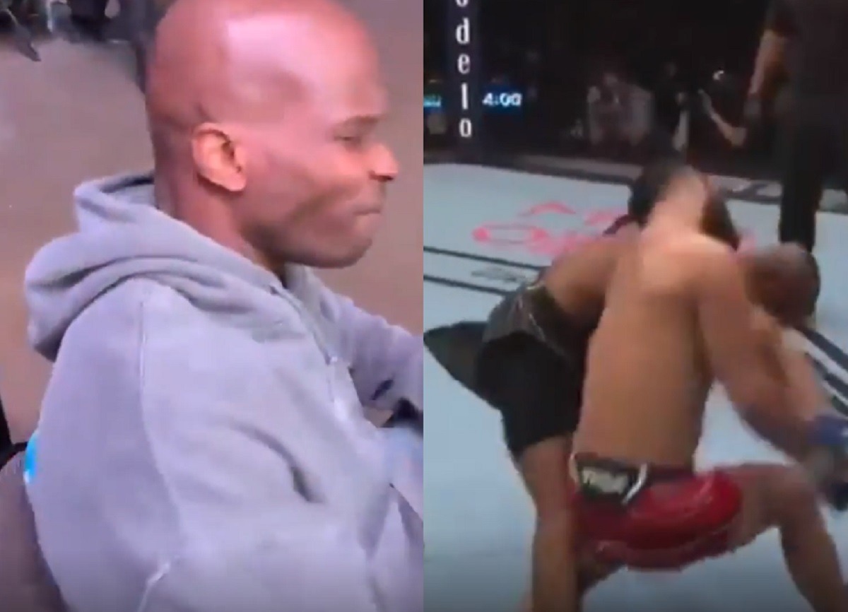 The Emotional Pain Chad Johnson Aka Ochocinco Eyes After Kamaru Usman Knocked Out Jorge Masvidal at UFC 261