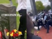 Video Of Chicago Rapper Tilla Pissing Grave of Enemy Jonathan Searcy Before 7 yr old Daughter Jaslyn Adams Shot and Killed at McDonald's