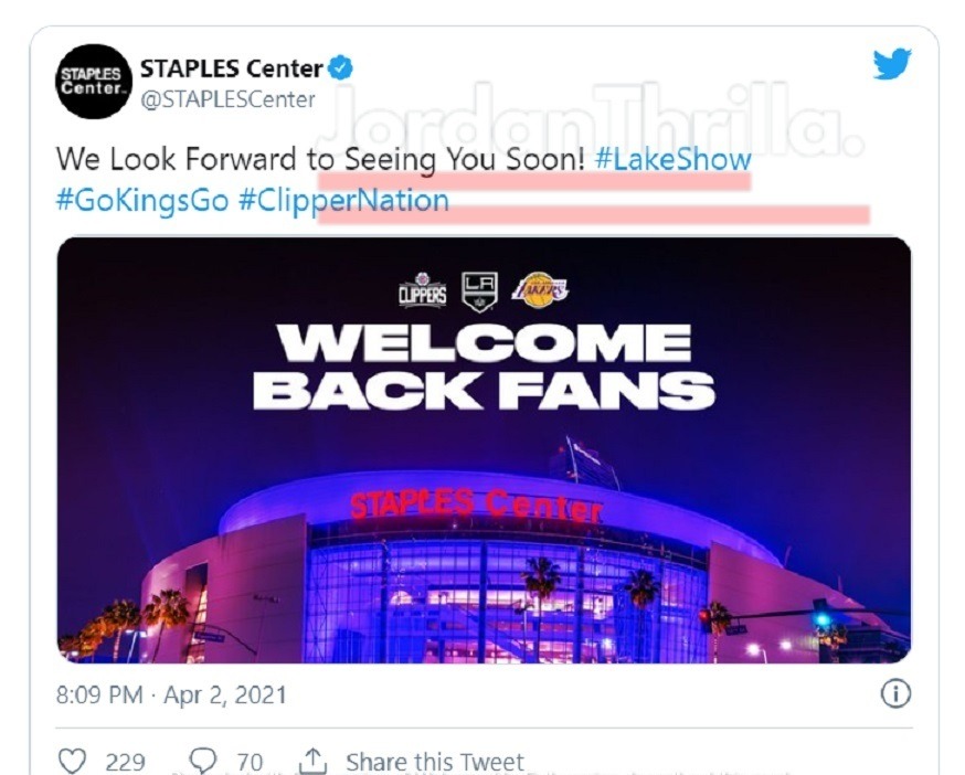 Lakers Ring Championship Ceremony on April 15? Staples Center Announces Lakers and Clippers Fans Are Allowed to Attend Games