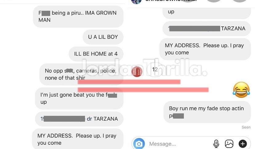 Chris Brown Challenges Offset To Fight and Drops His Address on Instagram For Him Pull Up