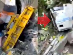 Video Aftermath of Taiwan Train Crash Where a Train Derailed in Tunnel at Hualie...
