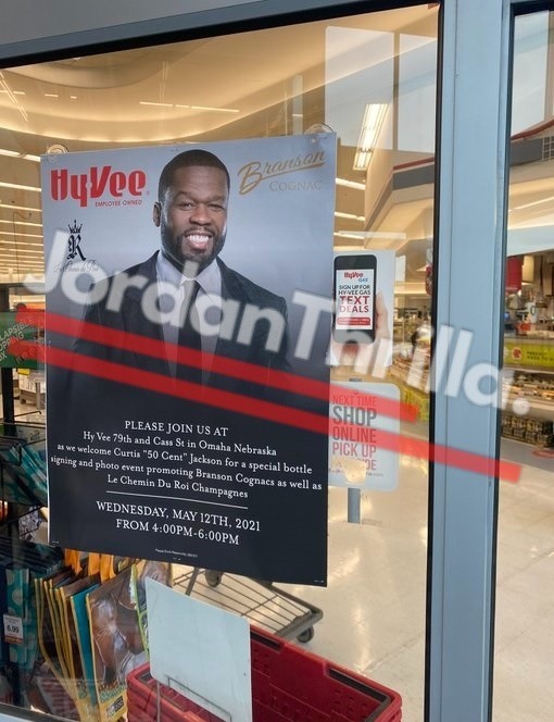 Is 50 Cent Broke? Woman Exposes 50 Cent Doing Meet and Greet at HyVee Grocery Store in Nebraska