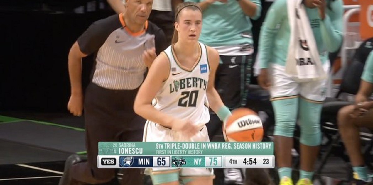 Kobe's Protege Sabrina Ionescu Gets First Triple Double in New York Liberty History and 9th In WNBA History