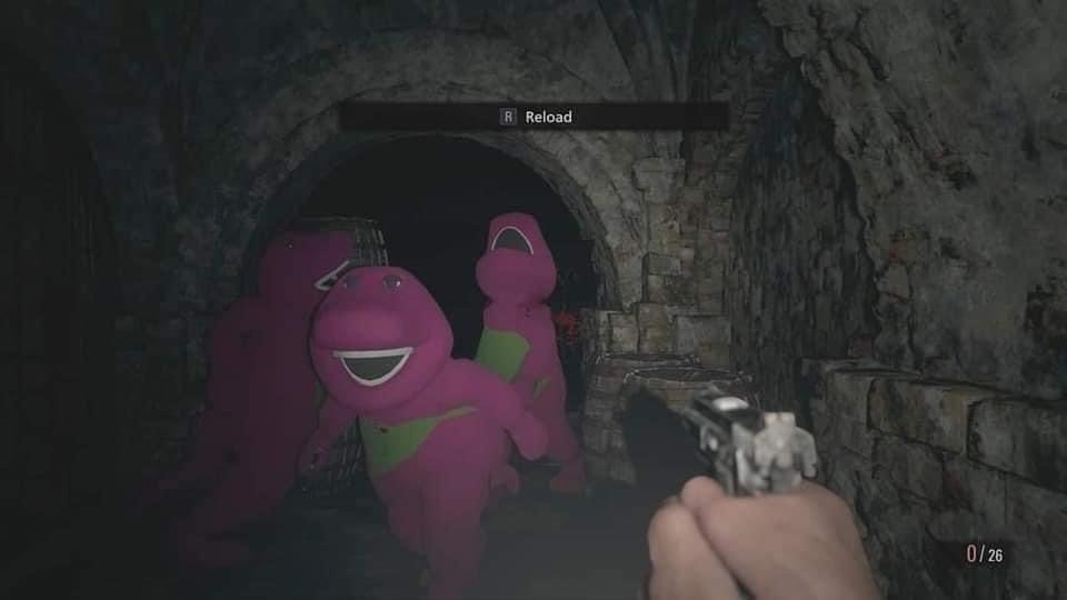 Resident Evil 8 Barney Mod Goes Viral