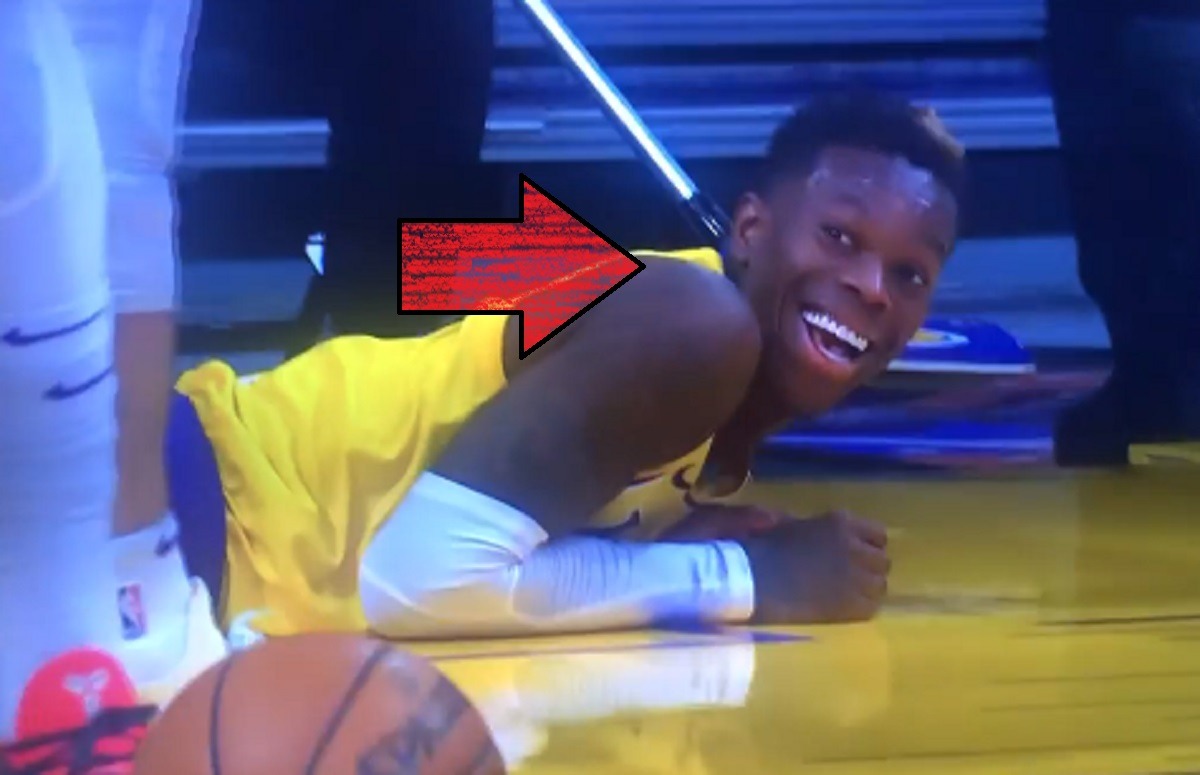 Dennis Schroder Laughs at Devin Booker and Does Knuckle Pushups After Dirty Play Foul Where He Pushes Him Out the Air