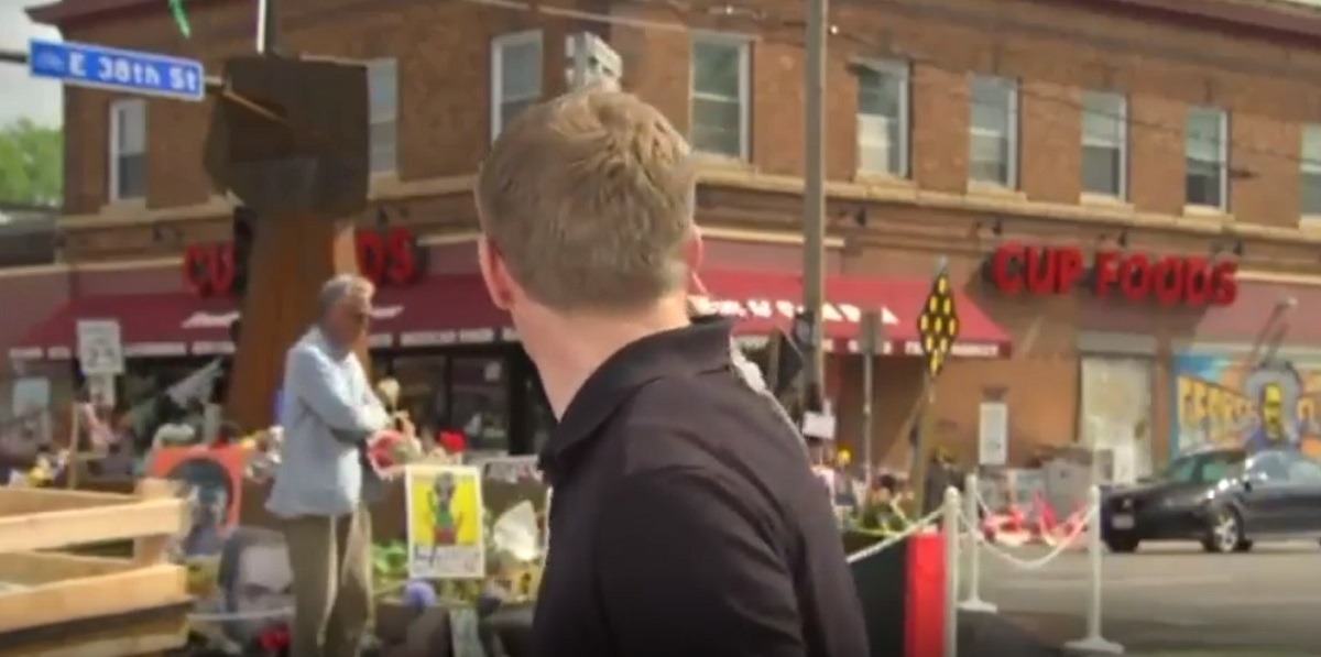News Reporter Almost Shot During Drive By Shooting at George Floyd Memorial on Live TV