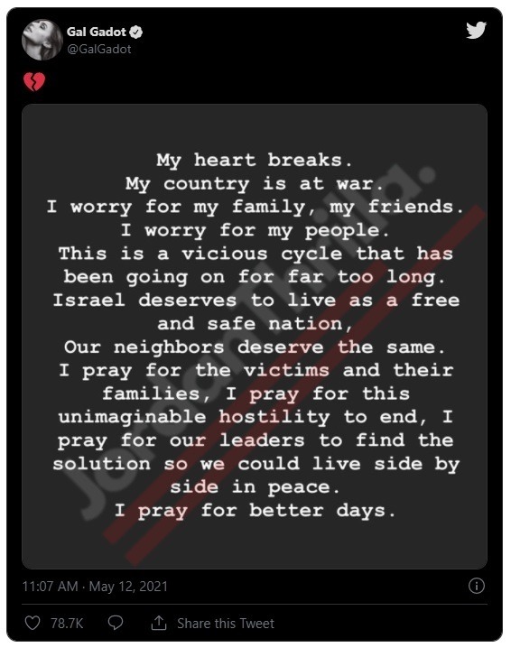 Brie Larson Unfollows Gal Gadot on Instagram After Alleged Gal Gadot Facebook Post Defending Israel Murdering Children Playing Soccer