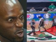 Kevin Garnett Reacts to Kyrie Irving Stomping On "Lucky" Celtics Logo With Harsh Words