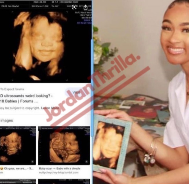 Here is the picture of the fake 3D ultrasound that Kayla Suber Bates found on google, and framed for the Gender Reveal Party.