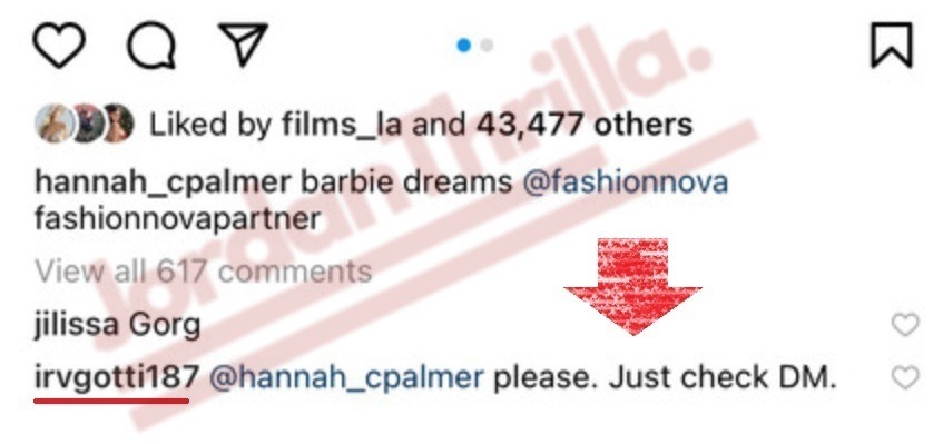 Irv Gotti Thirsty Comment Begging IG Model Hannah Palmer to Check Her DM Messages Has People Worried