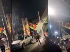 Video Footage of Metro Line 12 Rail Bridge Overpass Collapsing in Mexico City Ki...