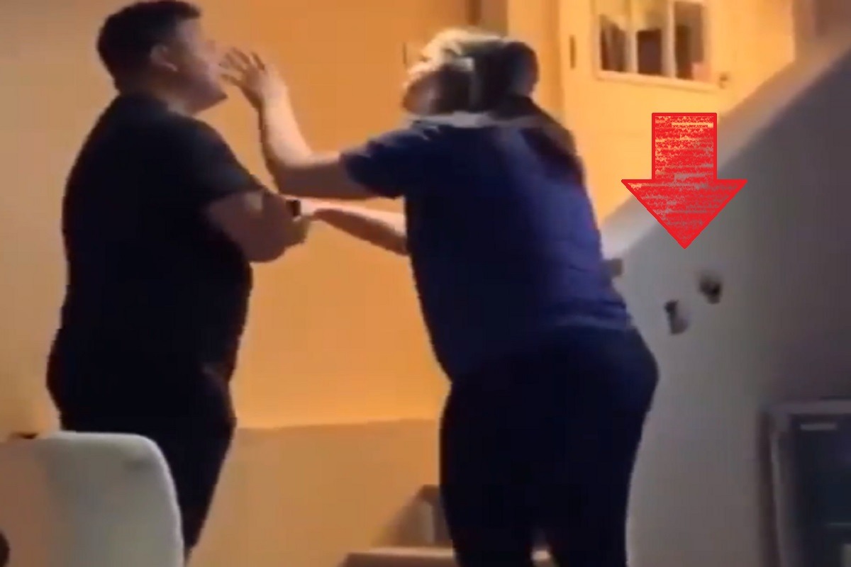 Giants Fan Punches Hole in Wall Angering His Wife After Eagles Draft Devonta Smith