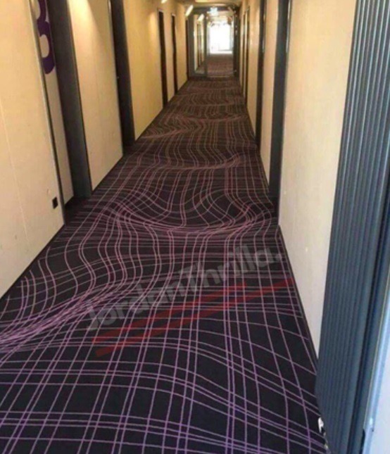 Does This German Hotel Use 3D Carpet To Keep People From Running Away?
