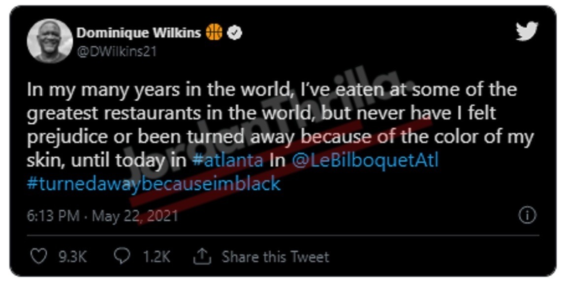 Is Le Bilboquet Racist? NBA Legend Dominque Wilkins Accuses Le Bilboquet ATL Restaurant of Turning Him Away Because He's Black