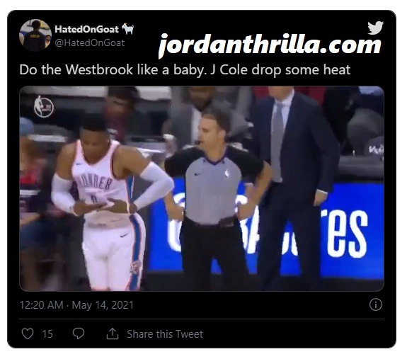 People React to J Cole Russell Westbrook Reference With "Do the Westbrook Rock-a-Baby" Lyrics on Amari