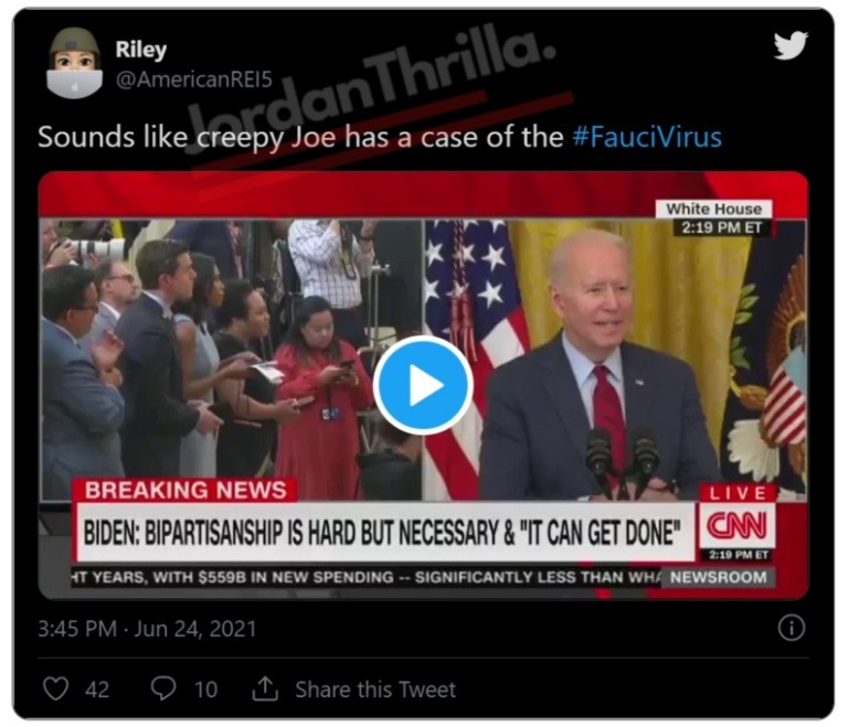 'Creepy Joe' Goes Viral After Joe Biden Whispering In Microphone During Strange Speech. People react to Joe Biden whispering speech.