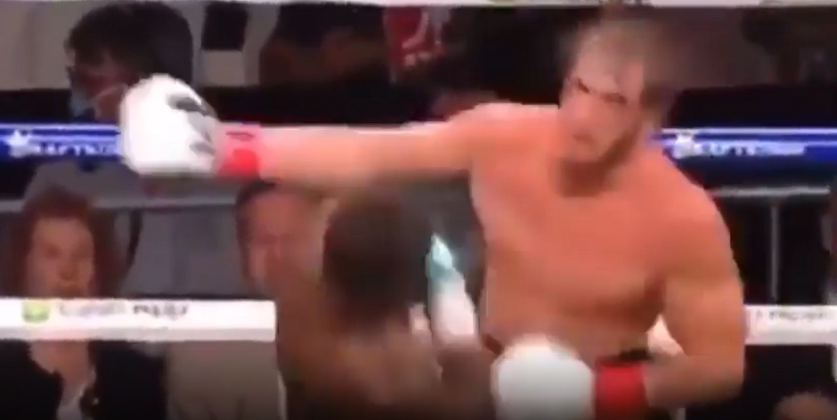 Did Floyd Mayweather Accidentally Knockout Logan Paul Then Hold Him Up To Make Fight Go 8 Rounds?