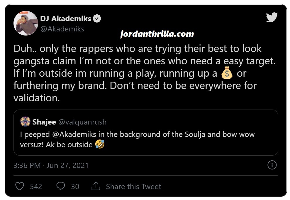 DJ Akademiks Pulls Meek Mill's Card After He Claims To Have DJ Akademiks' Location. DJ Akademiks calls Meek Mill's bluff on social media