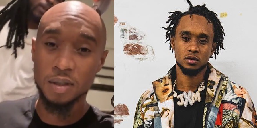 Rae Srremurd Slim Jxmmi Goes Bald Like Michael Jordan After Asking Barber For a Fade Cut