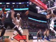Giannis Antetokoumpo Gets Revenge on Blake Griffin After Jrue Holiday Nutmegs Kevin Durant During Game 4 Nets vs Bucks