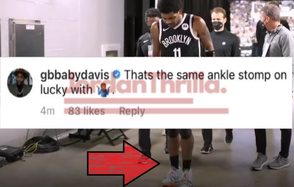 Did Karma Destroy Kyrie Ankle? Glen Davis Reacts to Kyrie Irving Ankle Injury Saying He Injured Same Ankle He Stomped on Celtics Lucky Logo With