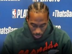 Emotional Kawhi Leonard Reacts to ACL Knee Injury Question With Russell Westbroo...
