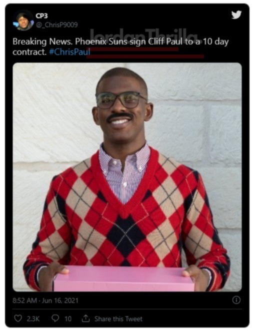 Cliff Paul Trends After Chris Paul COVID-19 Quarantine Suspension News. Cliff Paul signing with Suns
