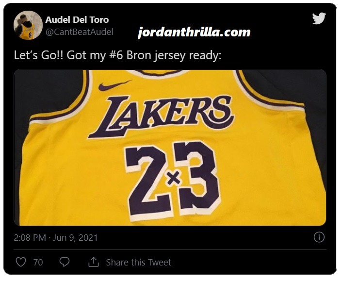 6-Bron? Social Media Reacts to Lebron James Changing Jersey Number 23 Back To 6 For Revenge Next Season