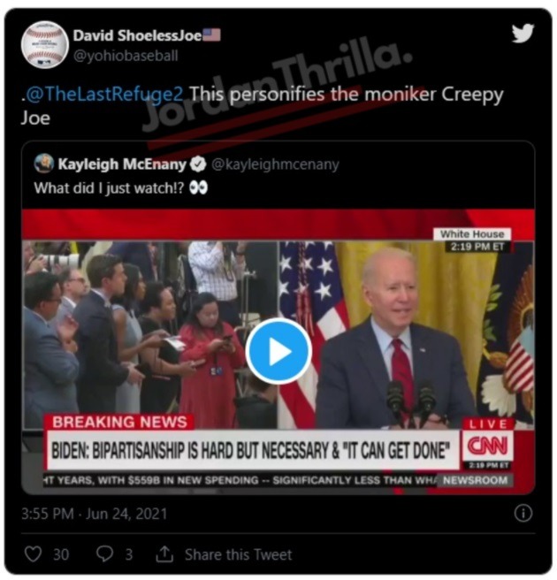 'Creepy Joe' Goes Viral After Joe Biden Whispering In Microphone During Strange Speech. People react to Joe Biden whispering speech.