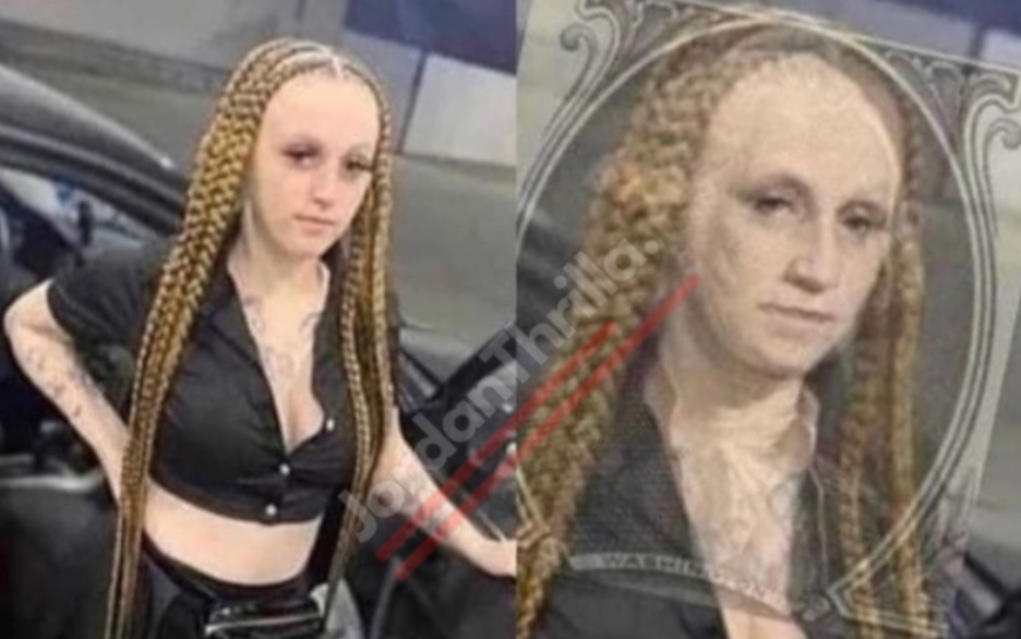 Woman Dubbed "Dollar Piece" Who Looks Like George Washington On One Dollar Bill Goes Viral