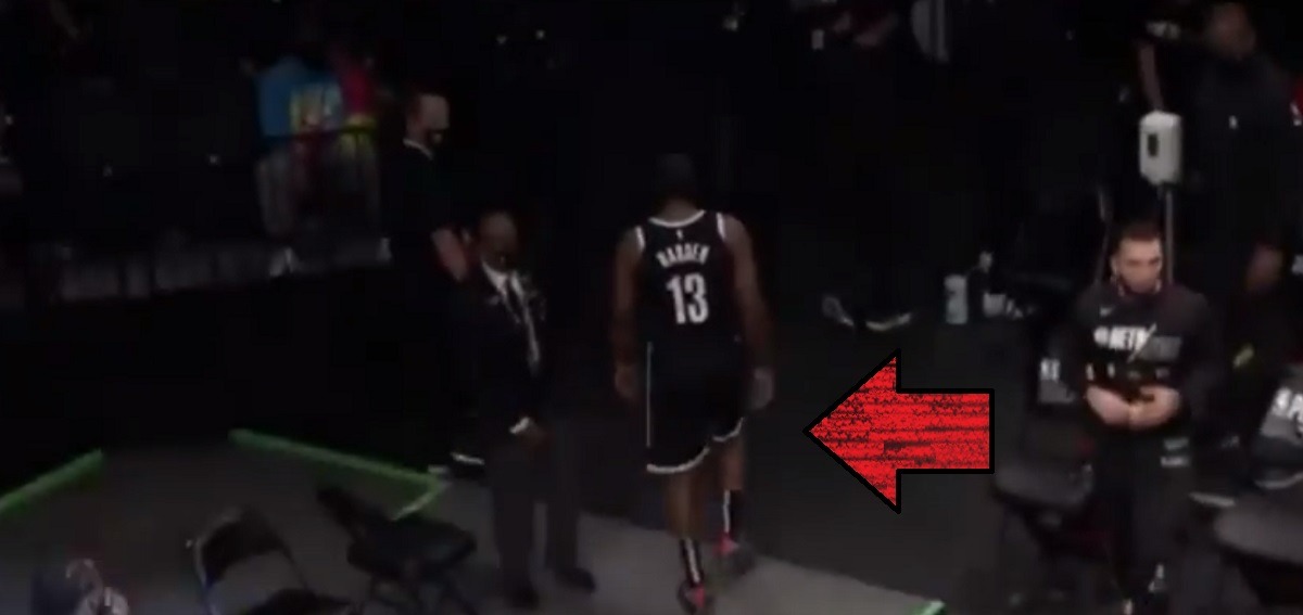 James Harden Blows Out His Hamstring Injury 43 Seconds Into Game 1 of Nets vs Lakers and Leaves Game