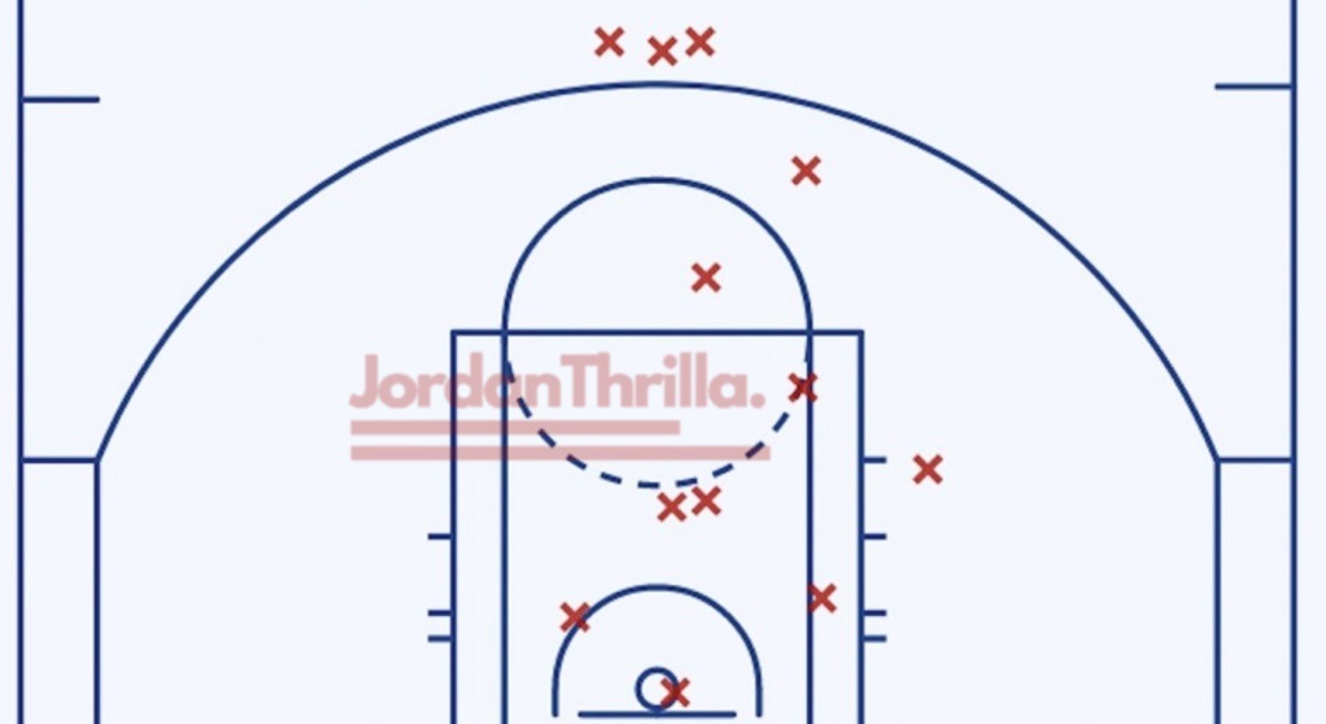 Social Media Reacts to Joel Embiid Going 0-12 in Second Half of Game 4 and Missing Game Winning Layup. Joel Embiid's 0-12 shot chart from Game 4 vs Hawks
