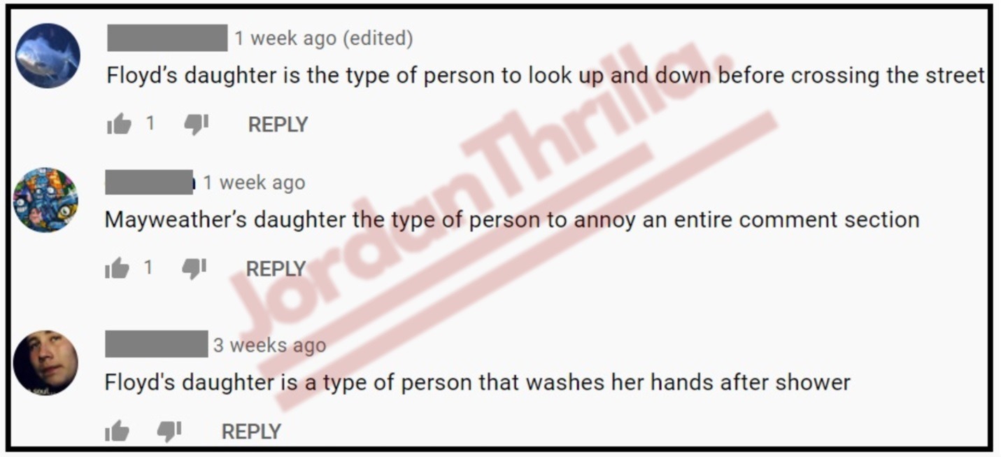 'Floyd Mayweather's Daughter' YouTube Comment Thread is an Internet Classic