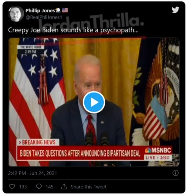 'Creepy Joe' Goes Viral After Joe Biden Whispering In Microphone During Strange Speech. People react to Joe Biden whispering speech.