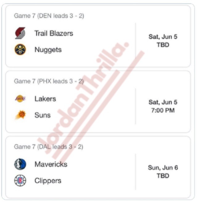 NBA Already Scheduling Lakers VS Game 7 With No 'TBD' Sparks Conspiracy Theories that Game 6 is Rigged For Lakers To Win. Lakers vs Suns Game 6 riggged