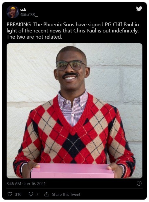 Cliff Paul Trends After Chris Paul COVID-19 Quarantine Suspension News. Cliff Paul signing with Suns