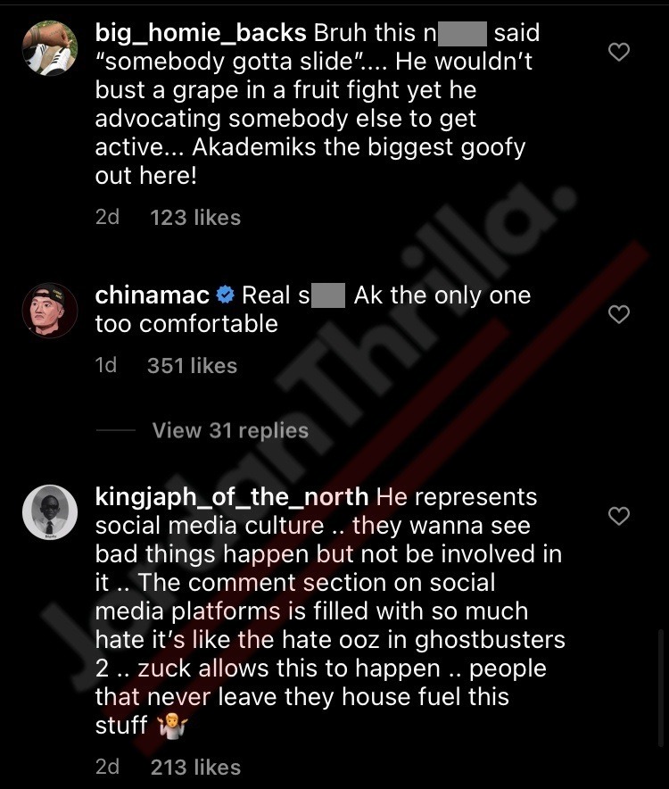 Hip-Hop Celebrities Diss DJ Akademiks After Meek Mill Calls him a 'Bum' and Wack100 Defends Him